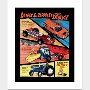 Vintage Latest and Zippiest Die Cast Car Posters and Art